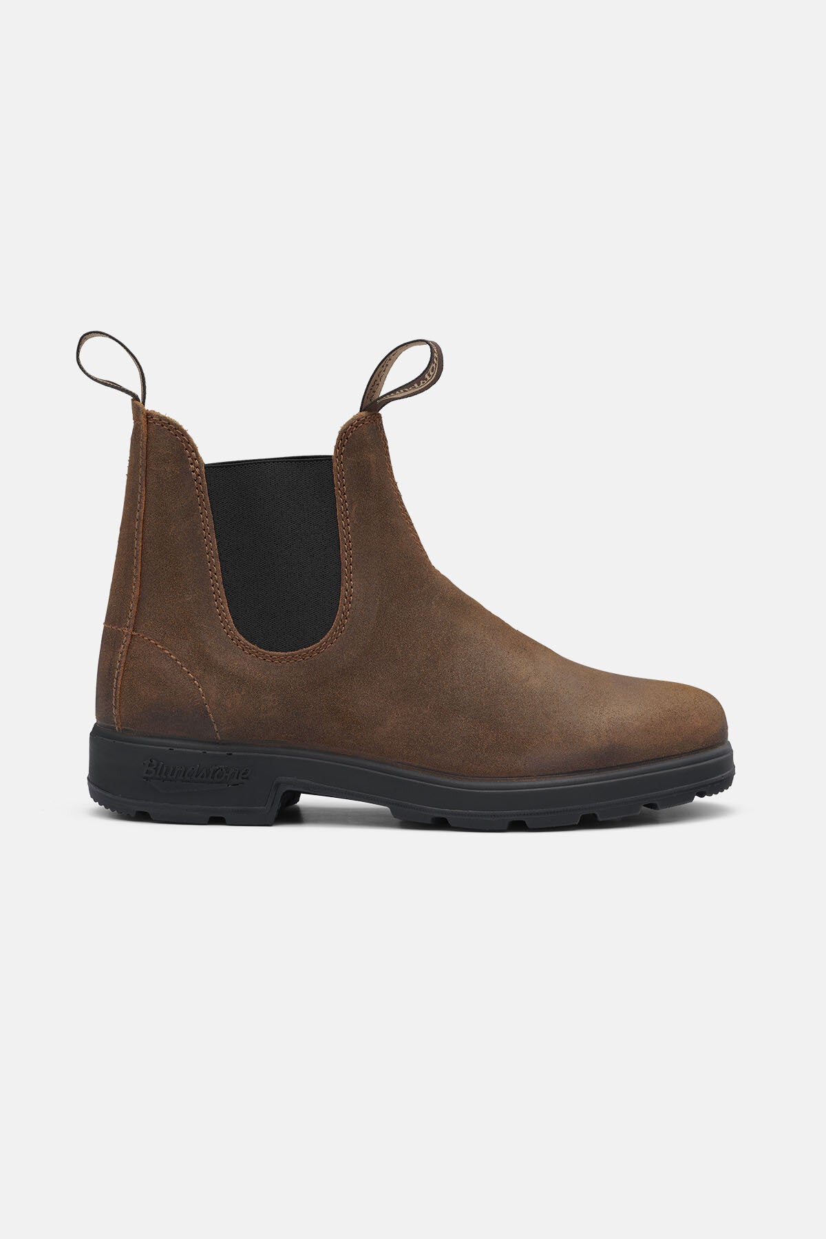 blundstone tobacco 2581 Dress Waked Suede Chelsea Boot resistant suede lends versatile appeal to an on Tobacco Suede Leather Suede Boots,