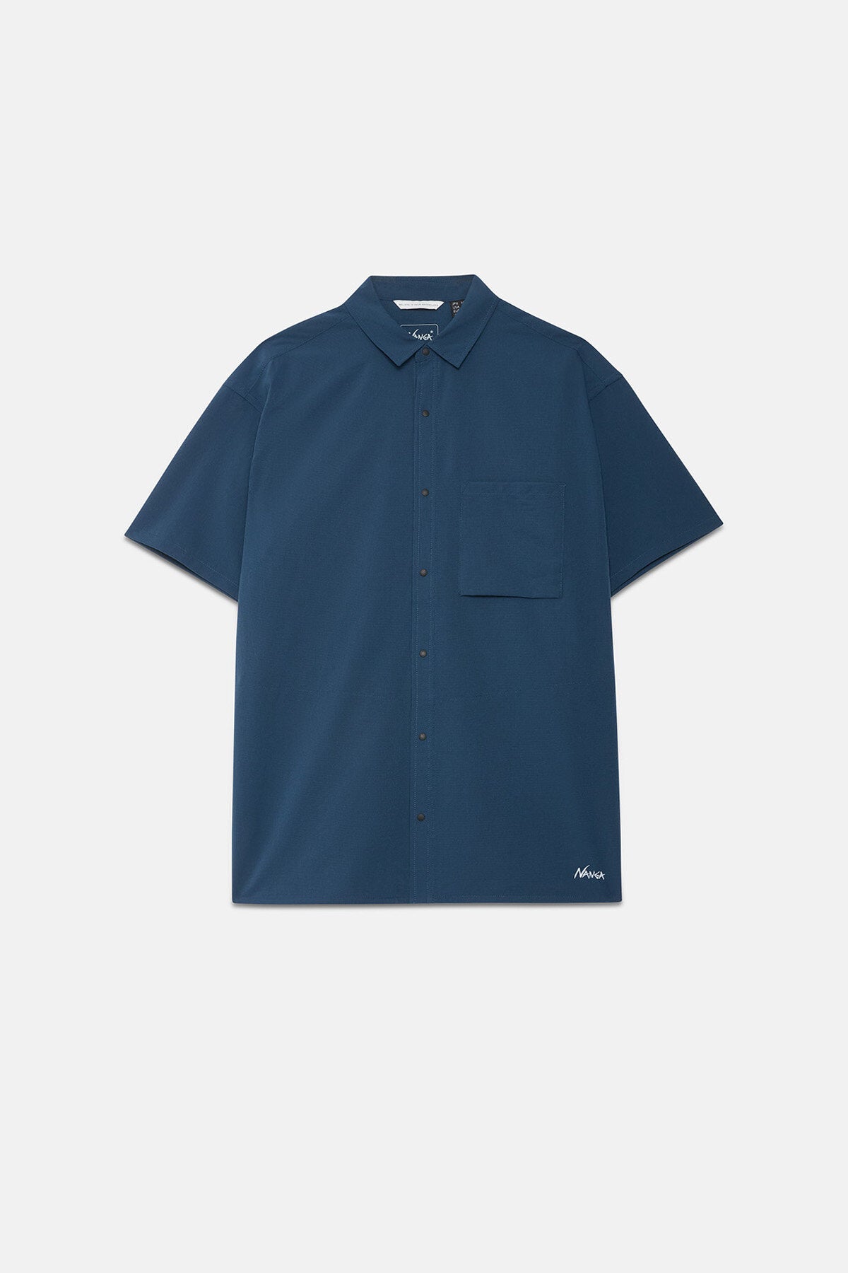 NANGA×GrandPARK DOT AIR COMFY SS SHIRTS Dot Air comfy ss shirt Blu by Nanga | Men | WP Store