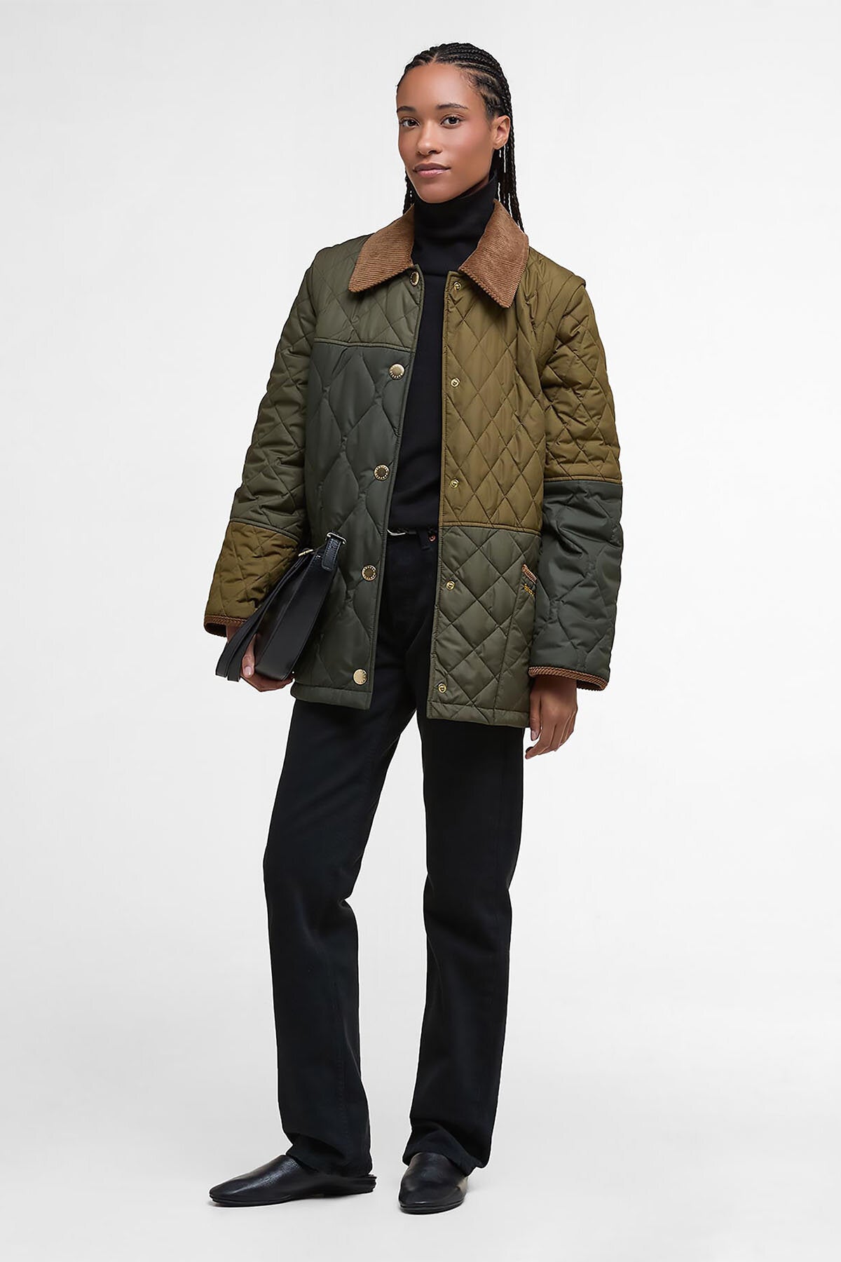 (取寄) バブアー レディース キルテッド ジャケット - ウィメンズ Barbour women Lorrie Quilted Jacket - Women's Fern Leaf/Sage/Light Sage LQU1834LQU_GN71_WPS_1.jpg?v=