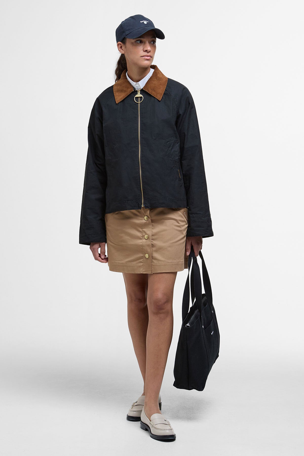 Catlin Showerproof Jacket Black/ancient by Barbour Lady | Women