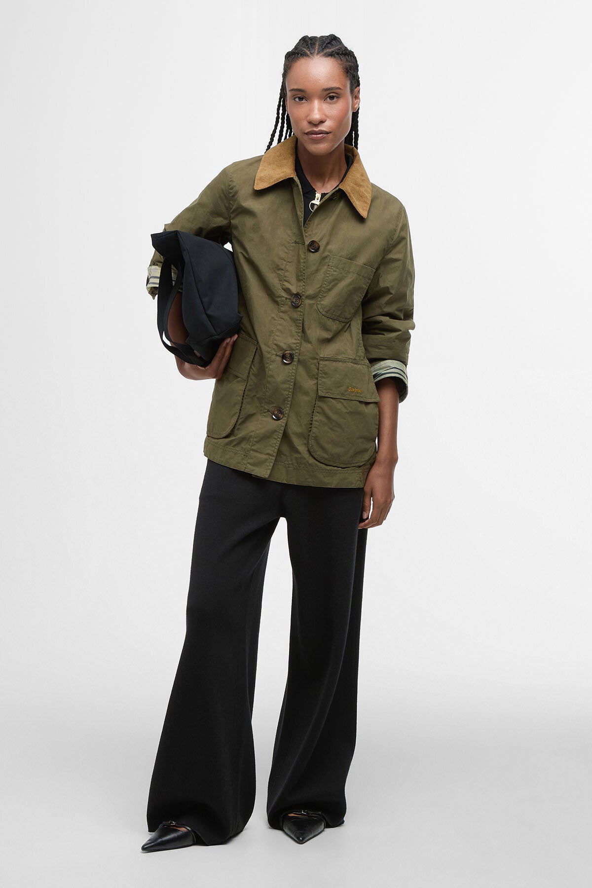 Averie Showerproof Jacket Dusky green/ancient by Barbour Lady