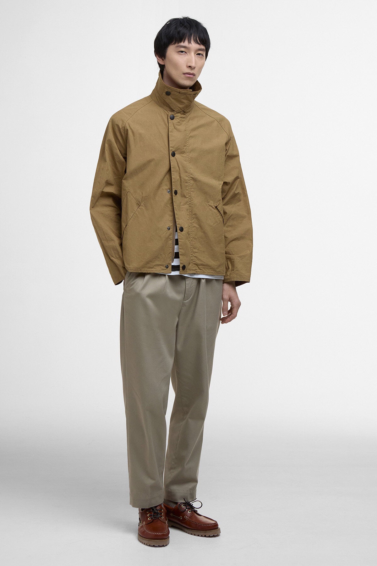 Transport Cotton Casual Jacket Golden khaki by Barbour | Men | WP