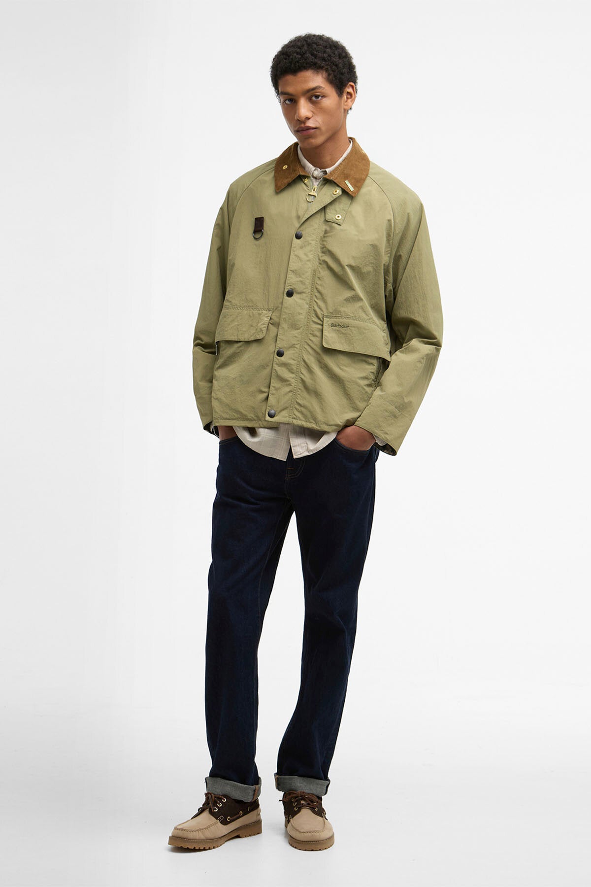 Barbour Icons Spey Jacket Bleached olive by Barbour | Men | WP Store