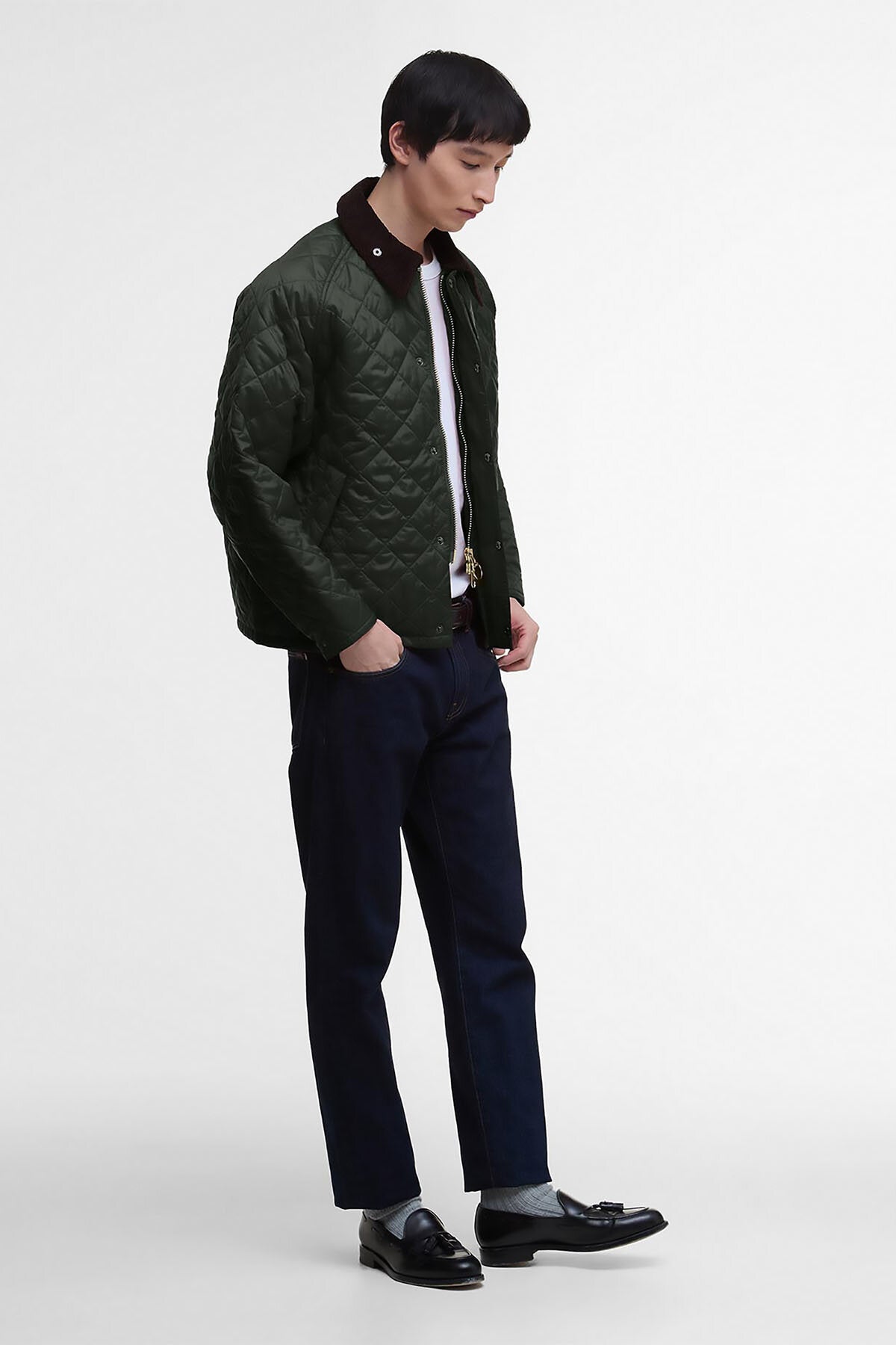 Os Transport Quilted Jacket Sage by Barbour | Men | WP Store