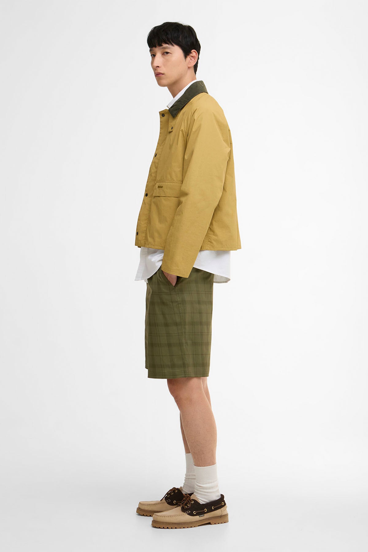 Ripstop Spey Showerproof Jacket Golden green by Barbour | Men | WP