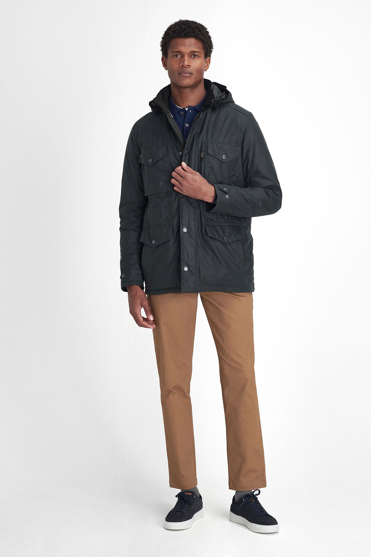 Winter Sapper Wax Jacket Sage/greenloch tarta by Barbour | Men