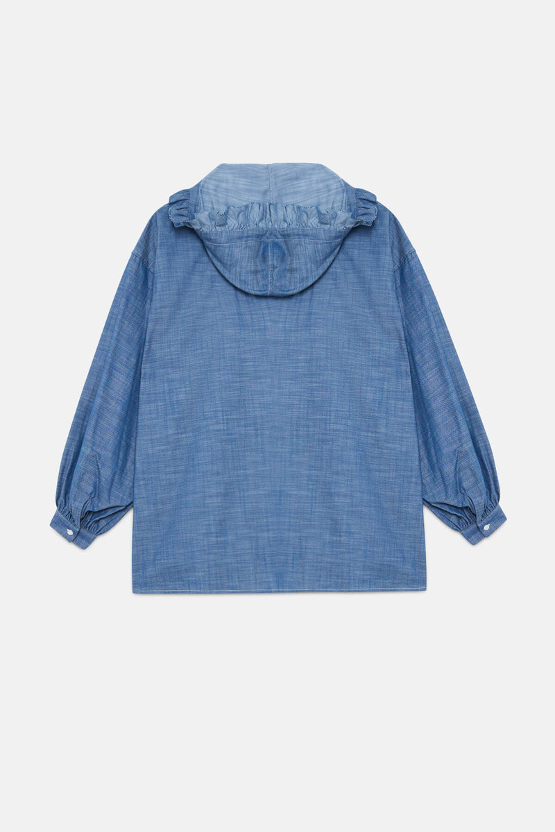 Chambray Mexican Parka-type Pullover