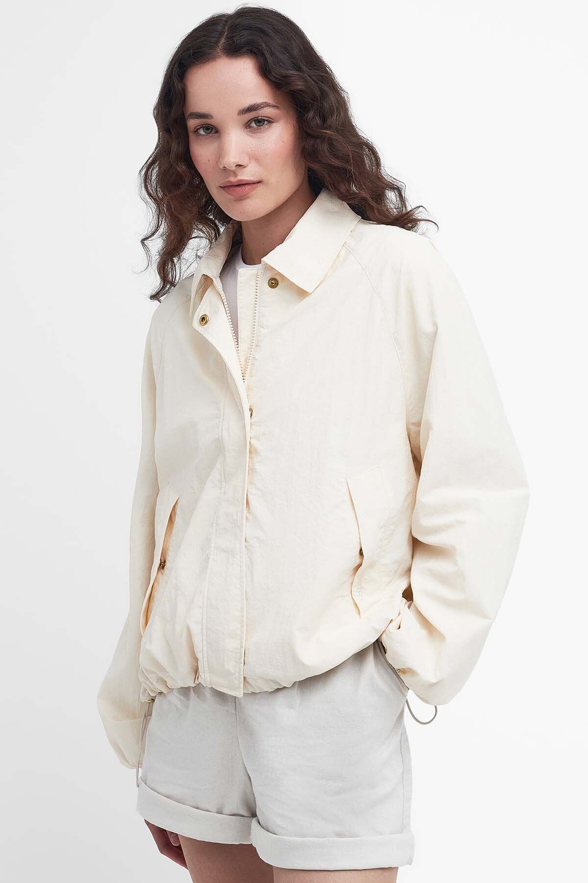 Barbour coat white online