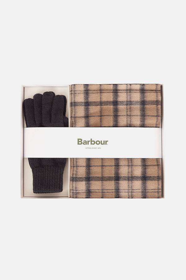 Wool Tartan Scarf & Glove
