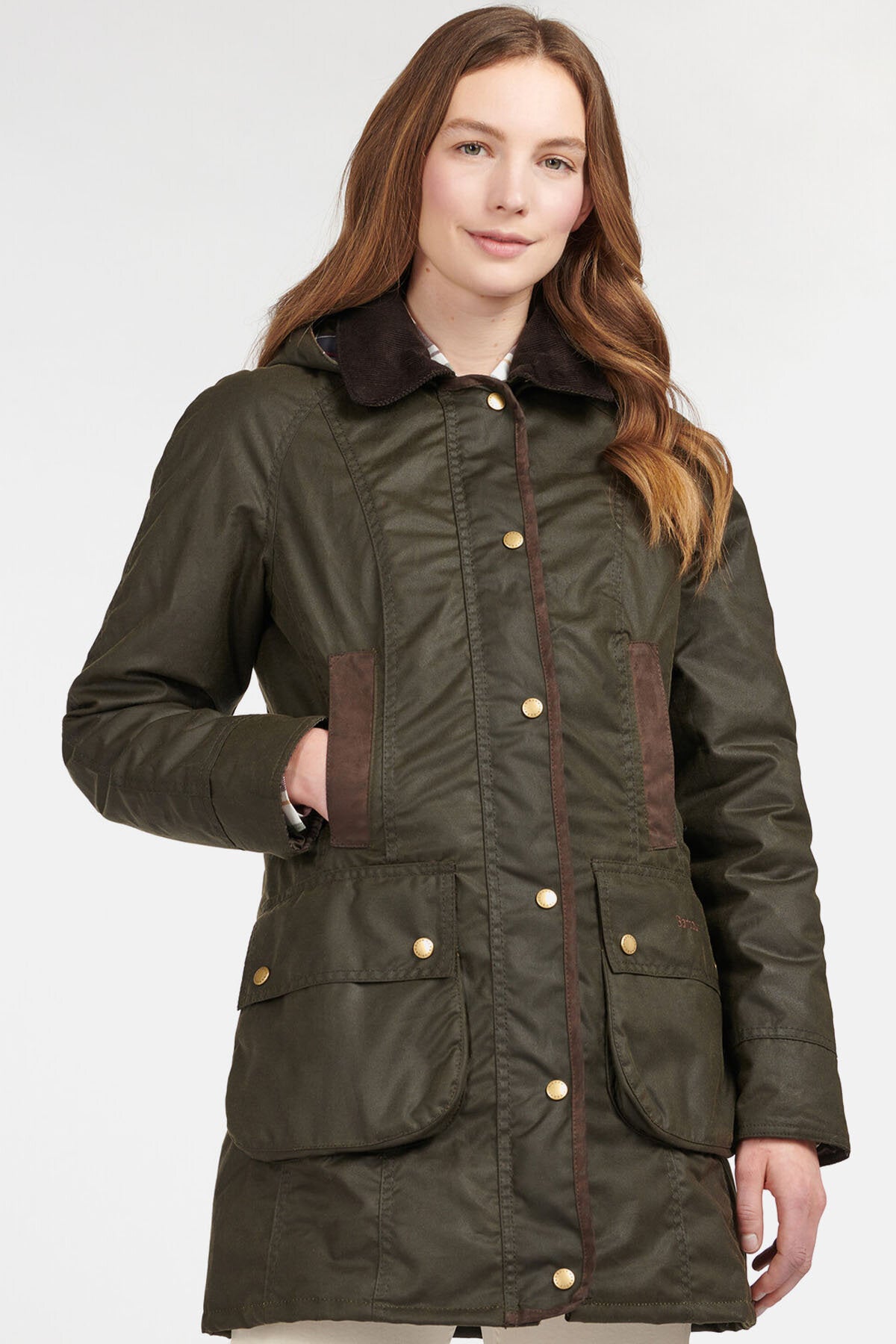 Bower Wax Jacket Olive/classic by Barbour Lady | Women | WP Store