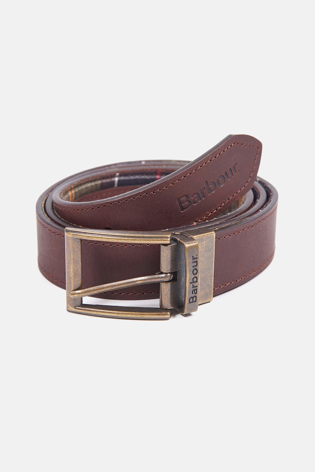 Barbour tartan belt online