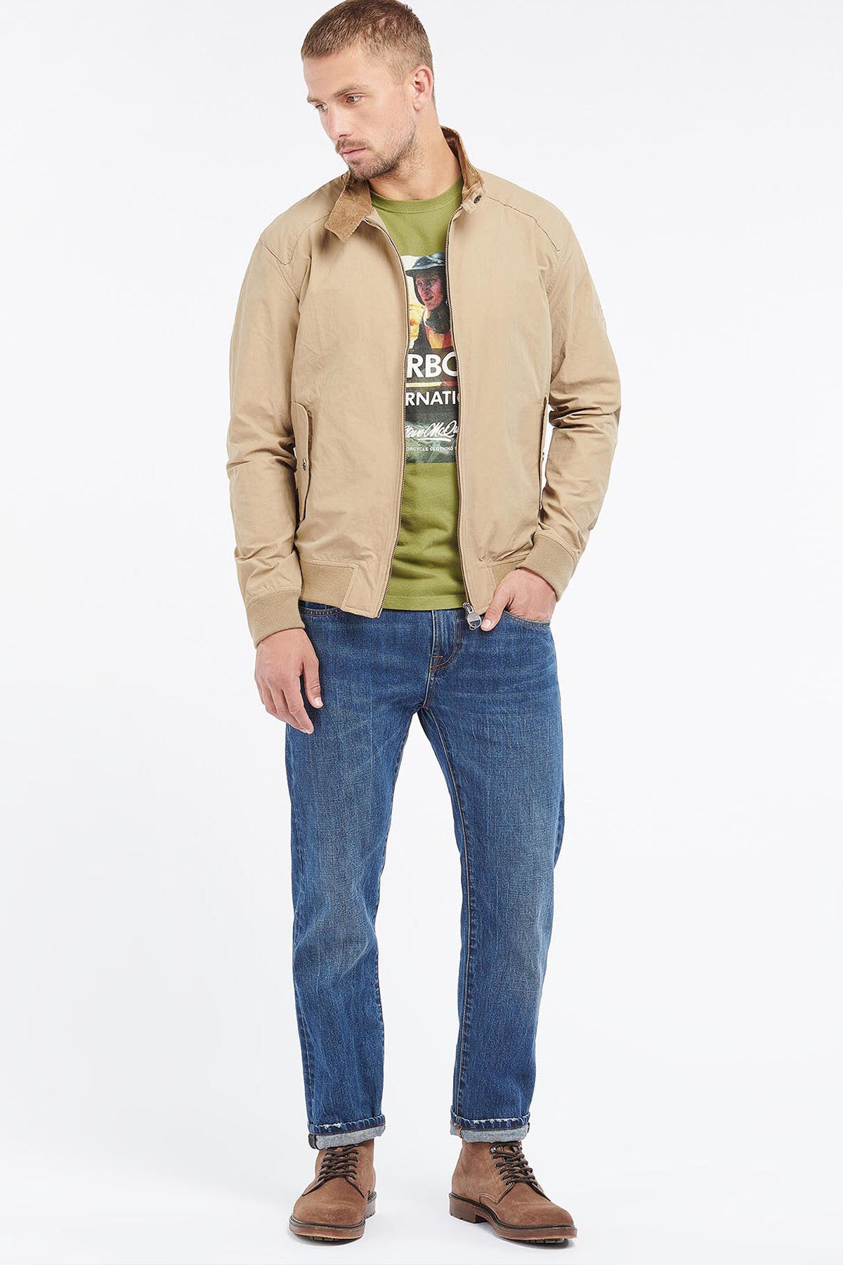 Rectifier Jacket Military brown by Barbour International Men