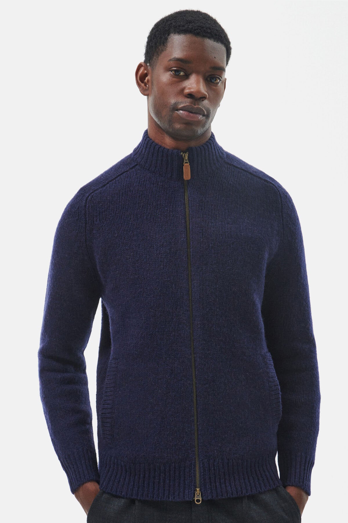 Barbour jumper best sale mens Blue