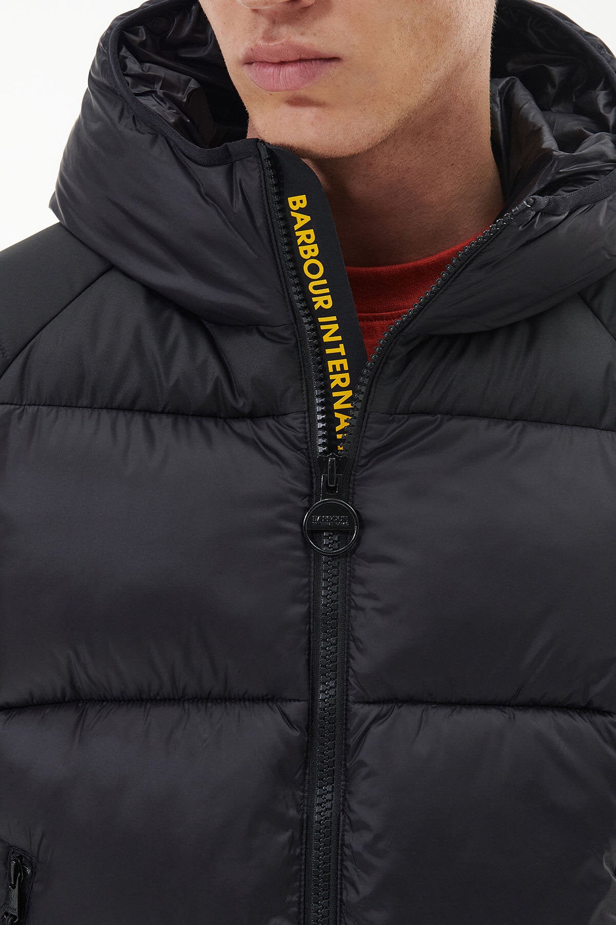 Hoxton Quilted Jacket Black by Barbour International | Men
