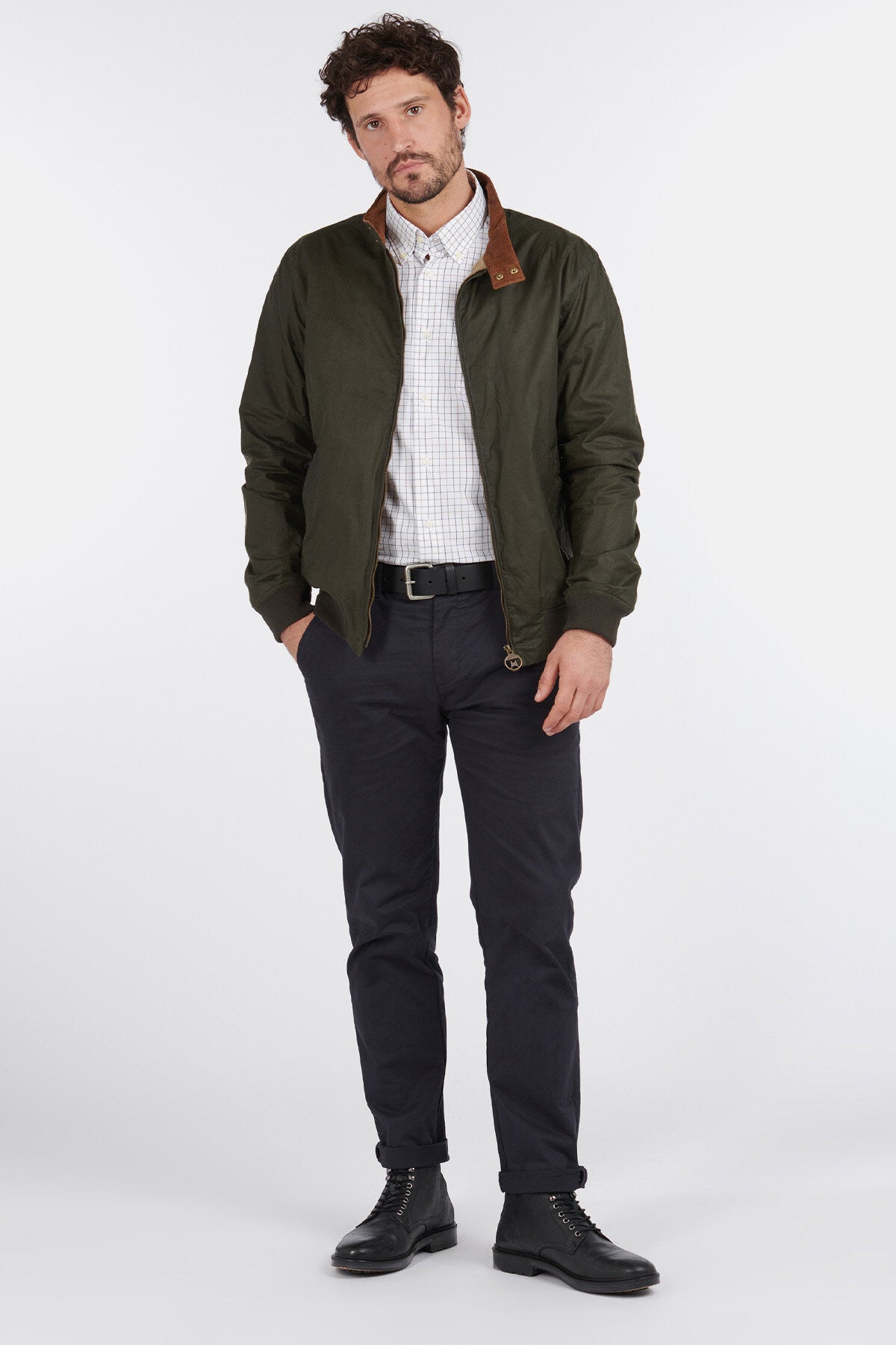 Barbour royston olive deals