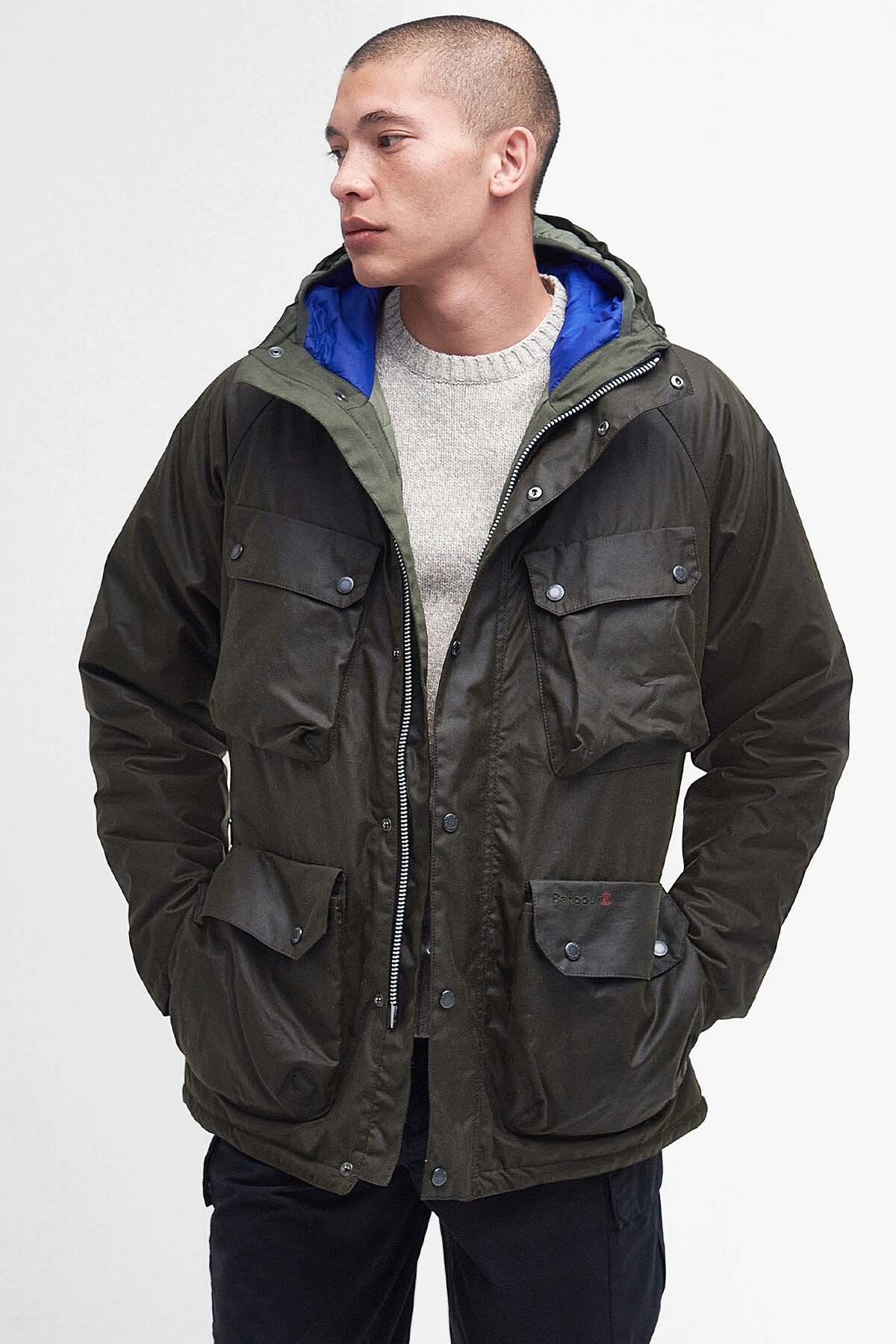 Barbour バブアー　Wax jacket BARGHLEY OS Wax Burghley Sage by Barbour | Men | WP Store