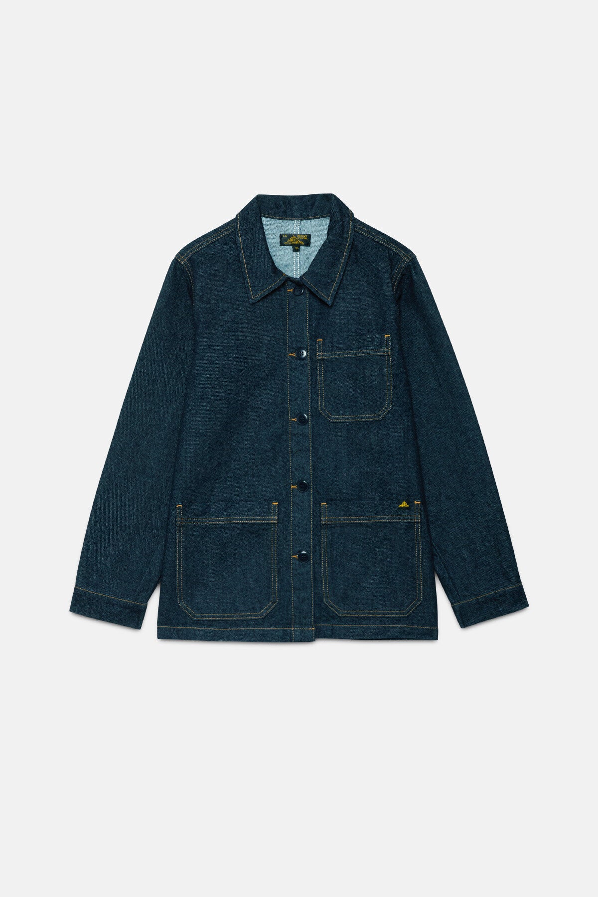 ★le mont★ WVICTORINE Denim Work JacketBlue Victorine Denim Work Jacket Denim by Le Mont Saint Michel