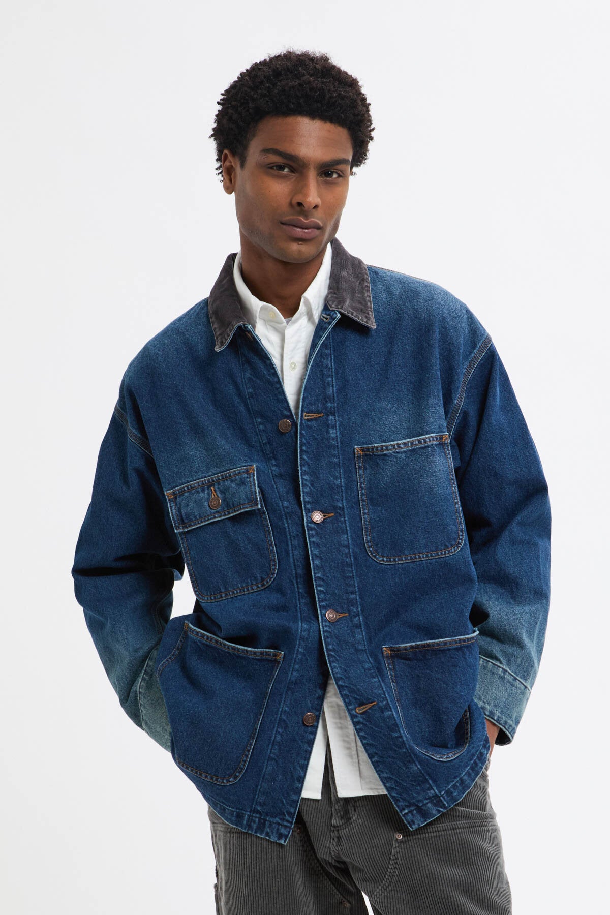 Denim Loose Coverall Indigo used by Beams | Men | WP Store