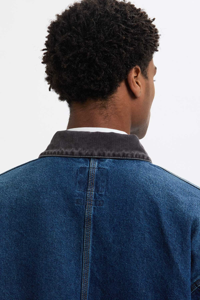 Giacca ampia in denim