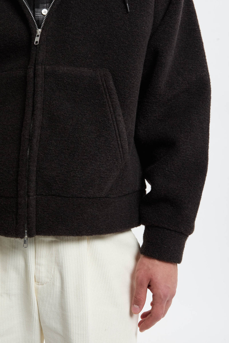 Silver Full Zip Hoody