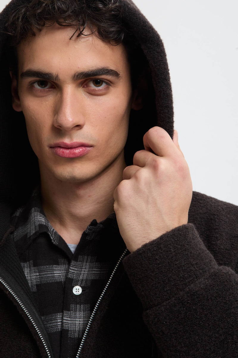 Silver Full Zip Hoody