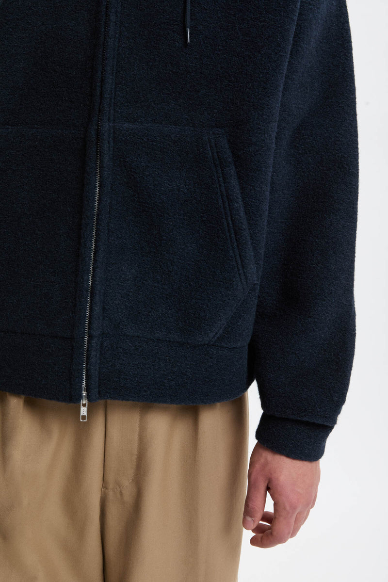 Silver Full Zip Hoody