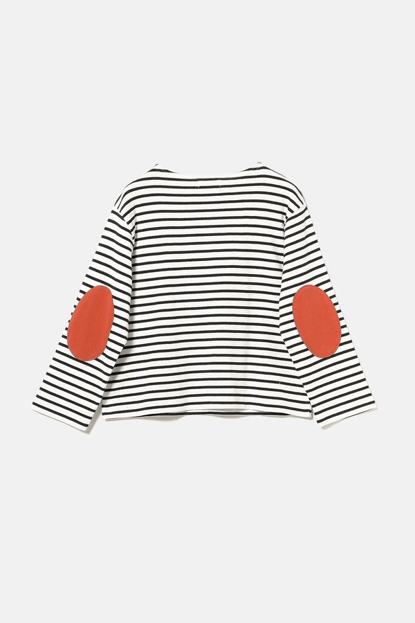 Maglia a maniche lunghe Basque con dettaglio al gomito