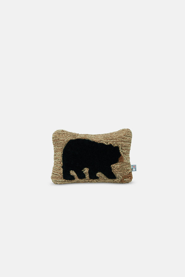 Cuscino Con Grande Orso Nero