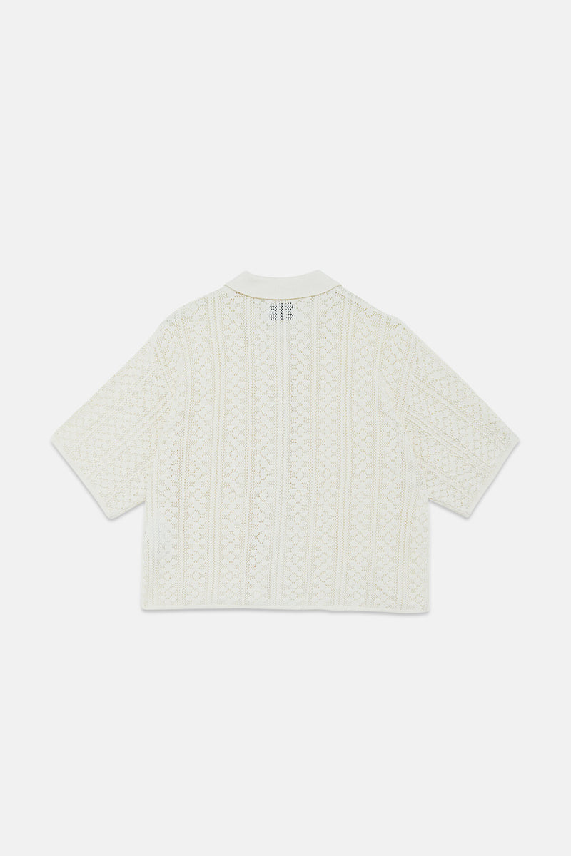 Loch Crochet Knit Shirt