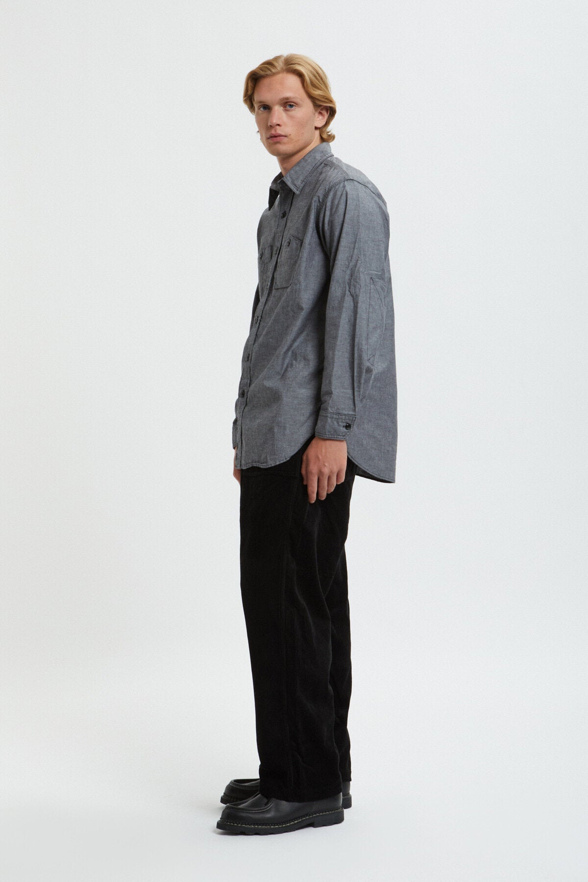 Engineered Garments｜DRESSES (Wrap Vest Dress A - Blue/G Engineered Garments Wrap Vest Polyester Crochet Dress - Blue
