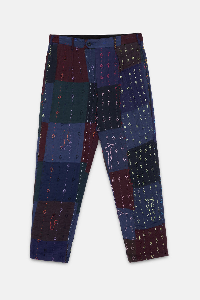 Pantaloni ricamati