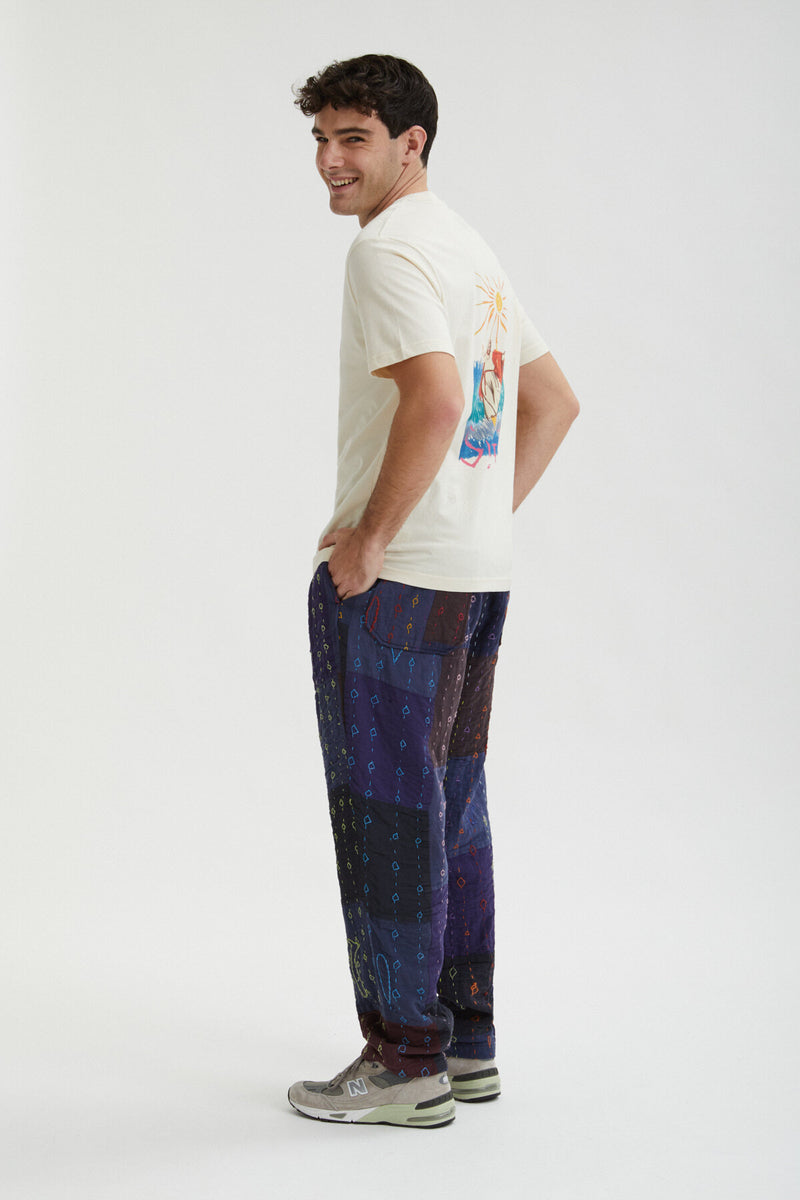Pantaloni ricamati