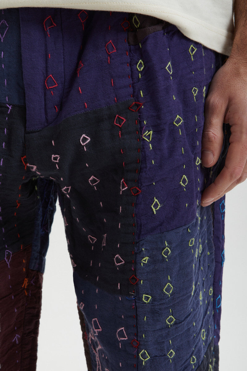 Pantaloni ricamati