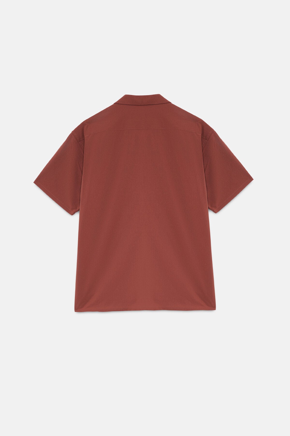 Short Sleeve Dot Air Utility Pocket Brown by Nanga | Men