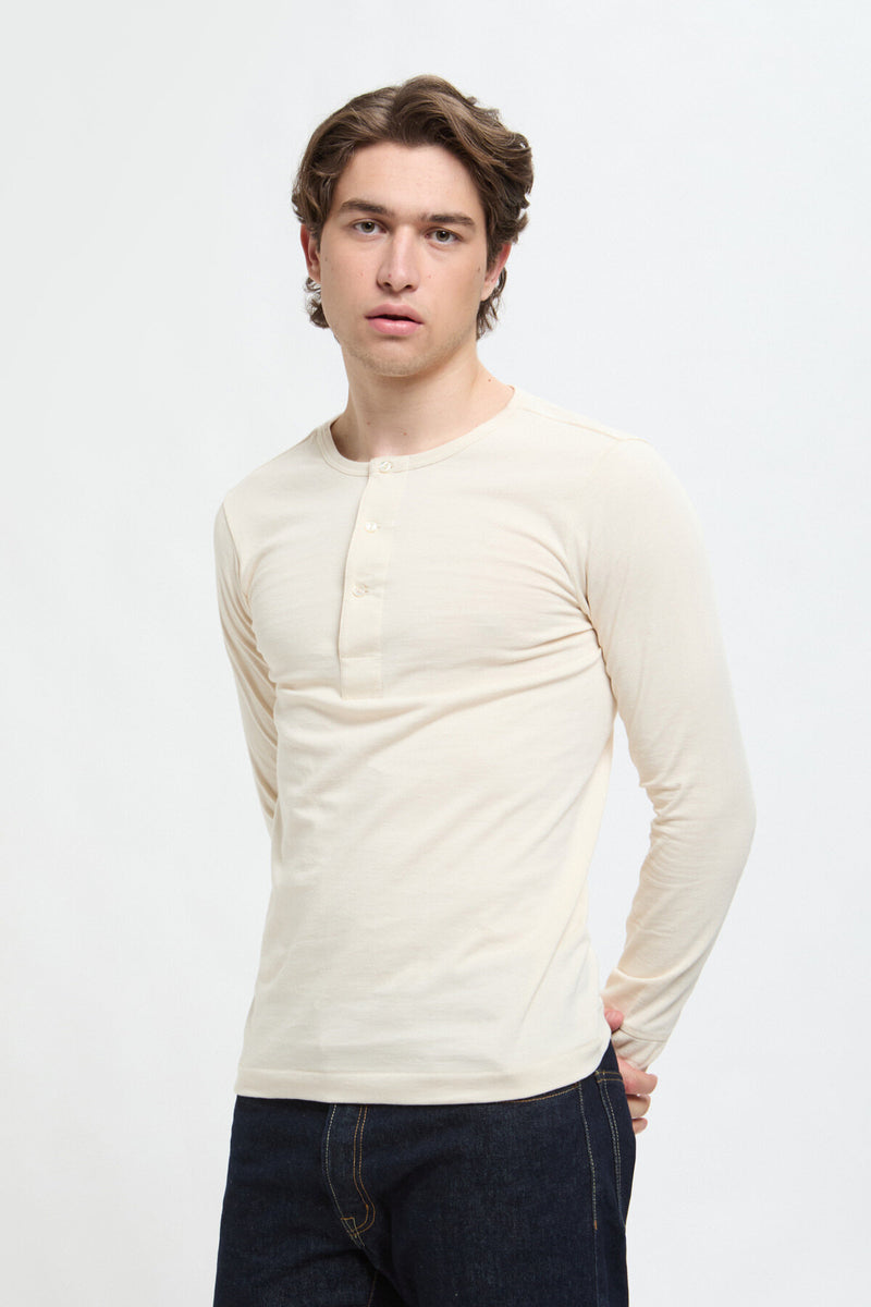 maglia 206 loopwheeled henley