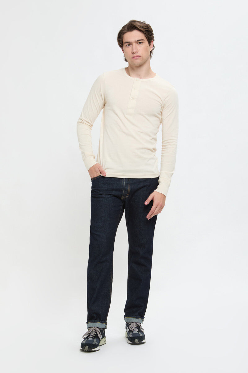 maglia 206 loopwheeled henley