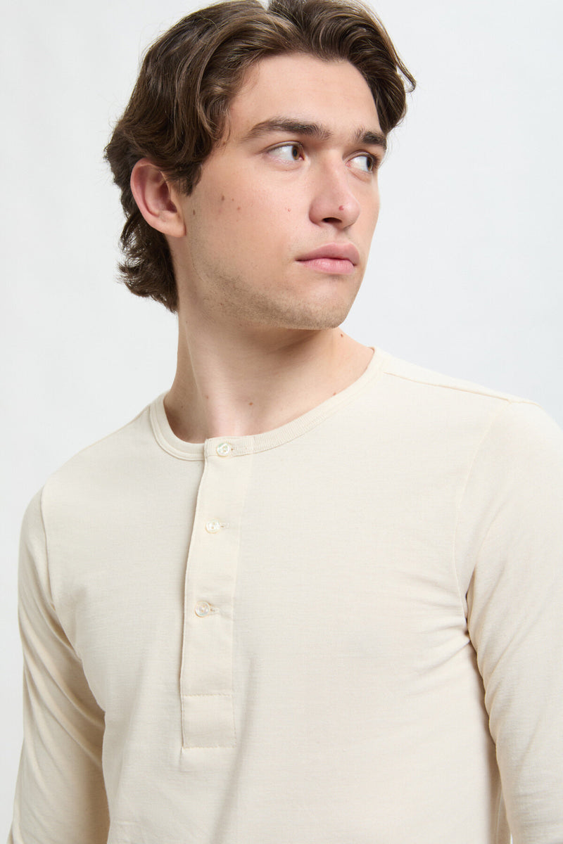 maglia 206 loopwheeled henley