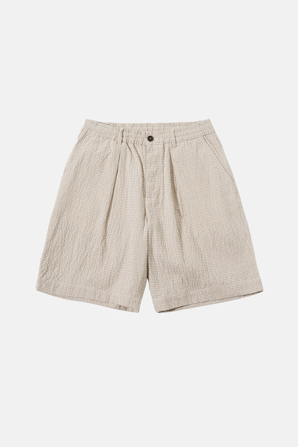 Pleated Track Shorts