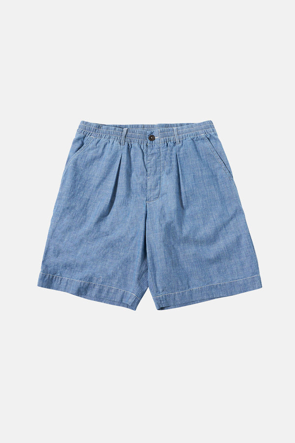 Pleated Track Shorts
