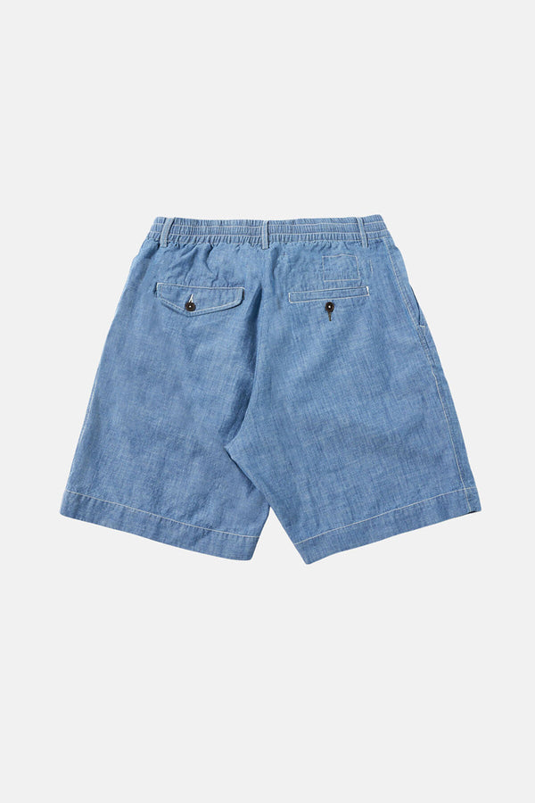 Pleated Track Shorts