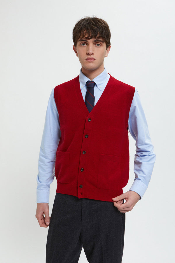 Gilet con bottoni