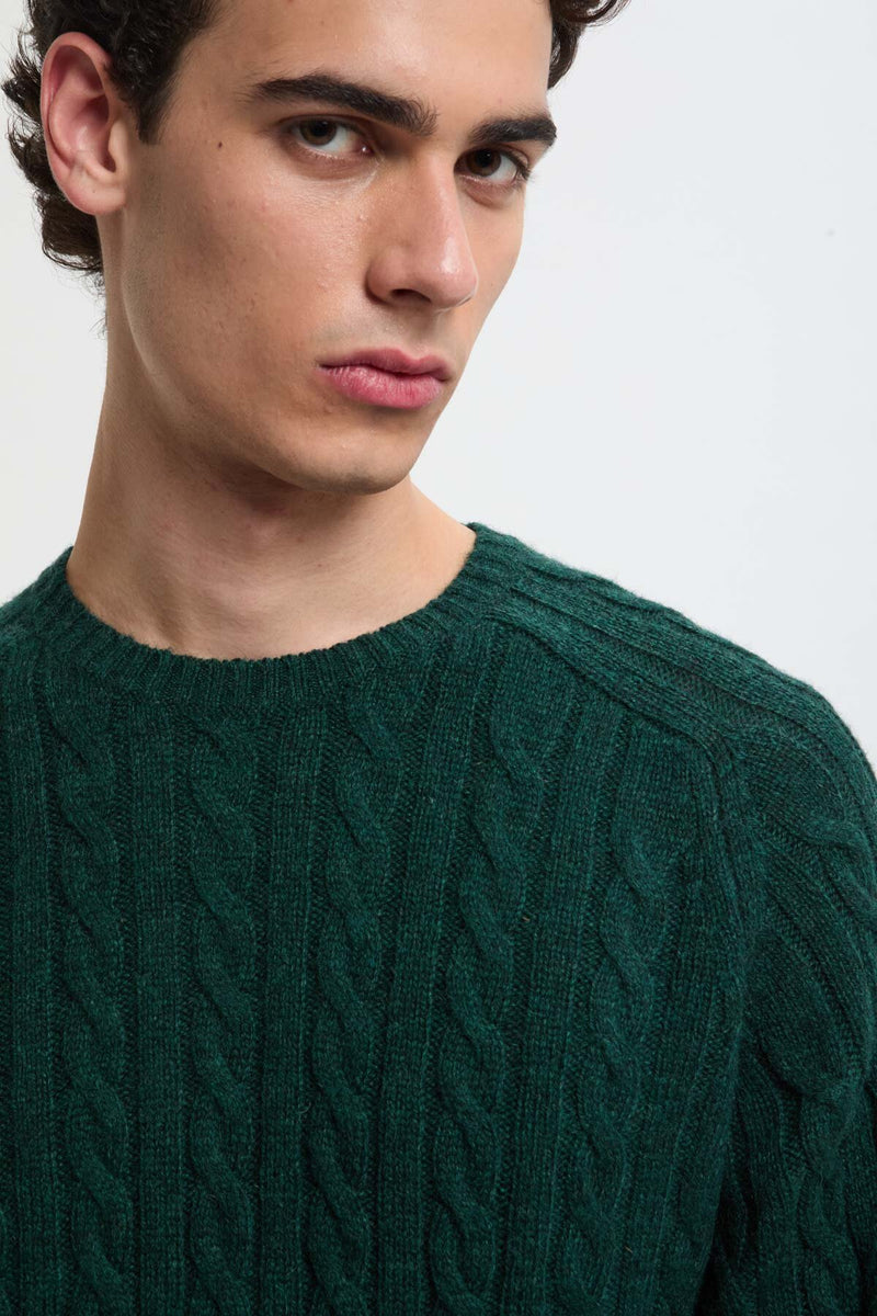 Maglia girocollo a Trecce 5G