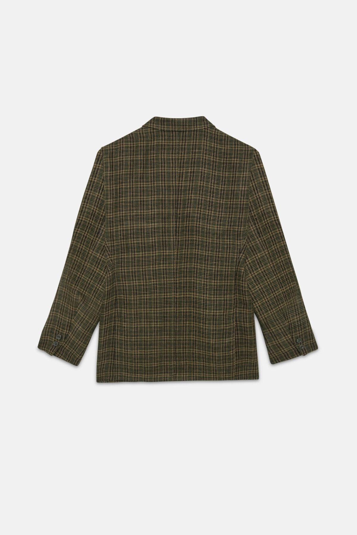 4B Double Breasted Linen Blazer Olive by Beams | Men | WP Store