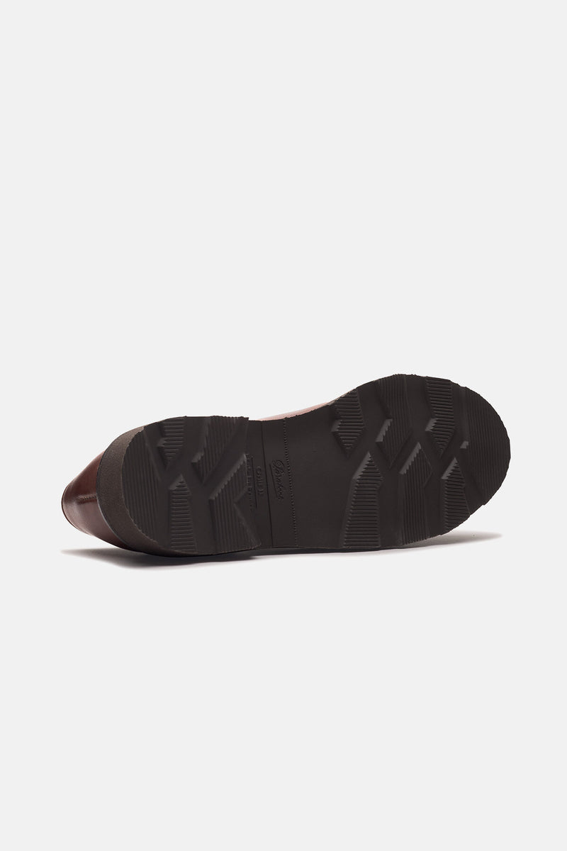 Michael Griff Lisse Marron Loafers