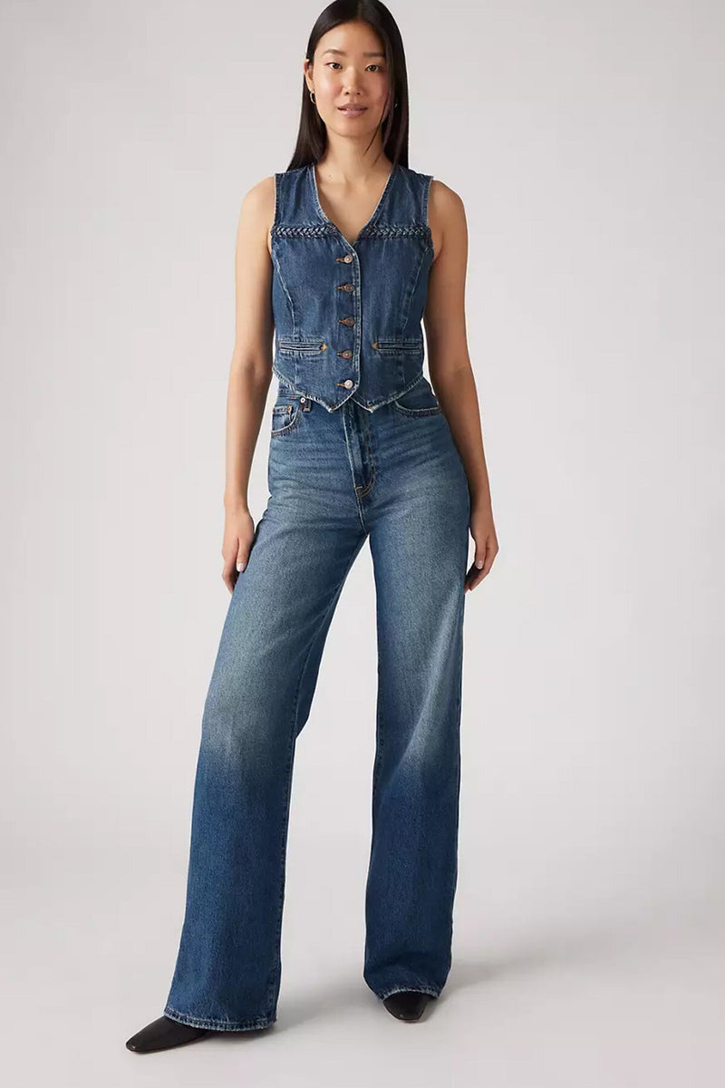 Jeans Ribcage A Gamba Ampia