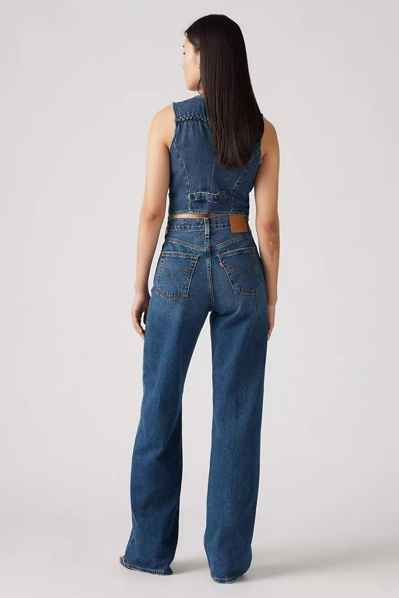 Jeans Ribcage A Gamba Ampia