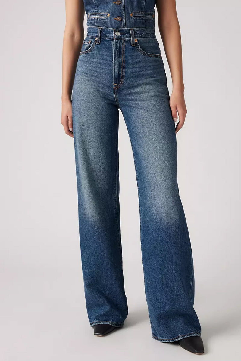 Jeans Ribcage A Gamba Ampia