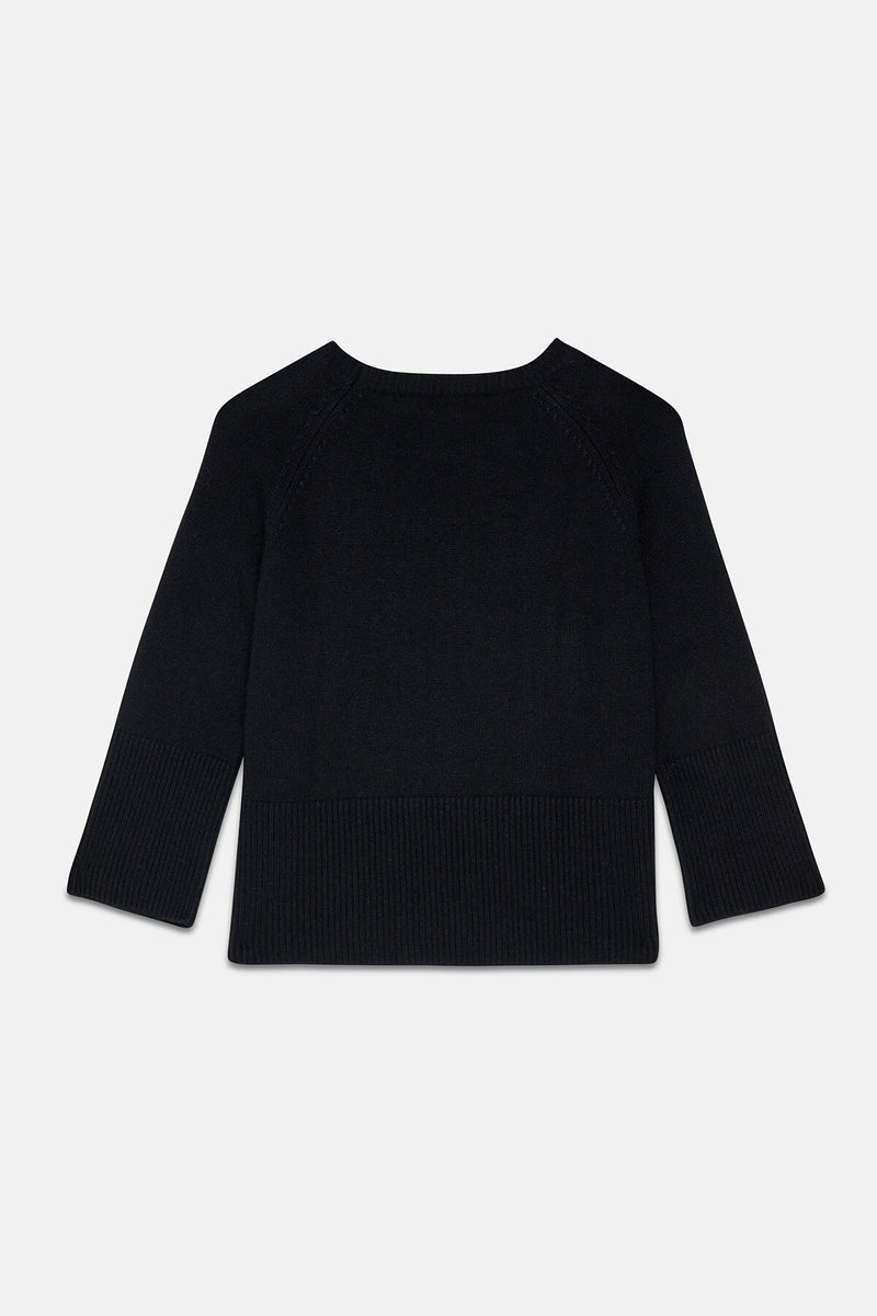 Raglan Crew Neck Sweater