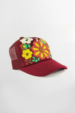 Trucker Tulum con Ricamo a Mano