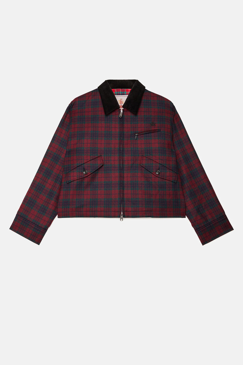 CHECK WORK JACKET WOMAN